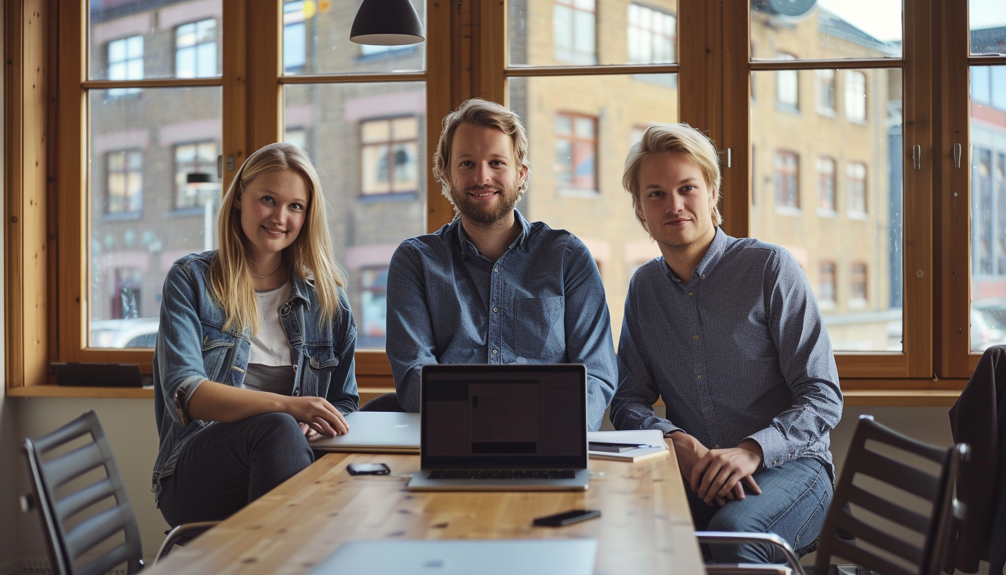 TikShop team in the office